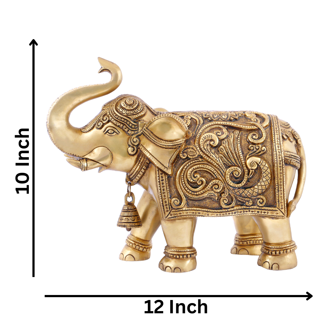 Brass Elephant Big Size