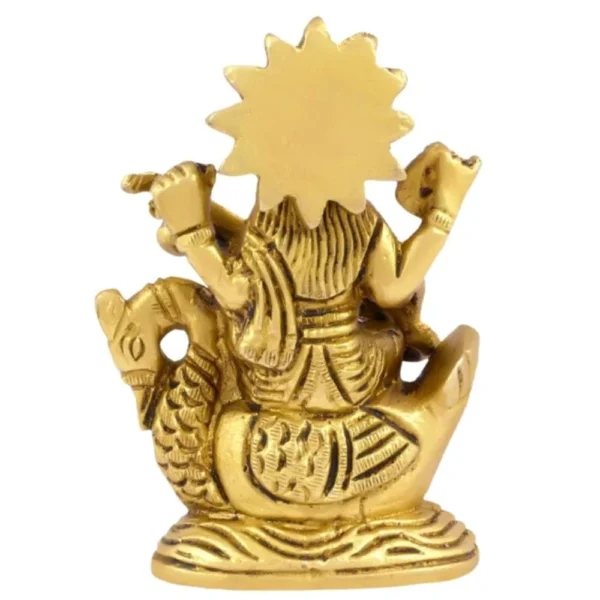 Brass Saraswati Idol