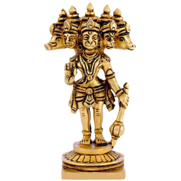 Panchmukhi Hanuman Brass Idol