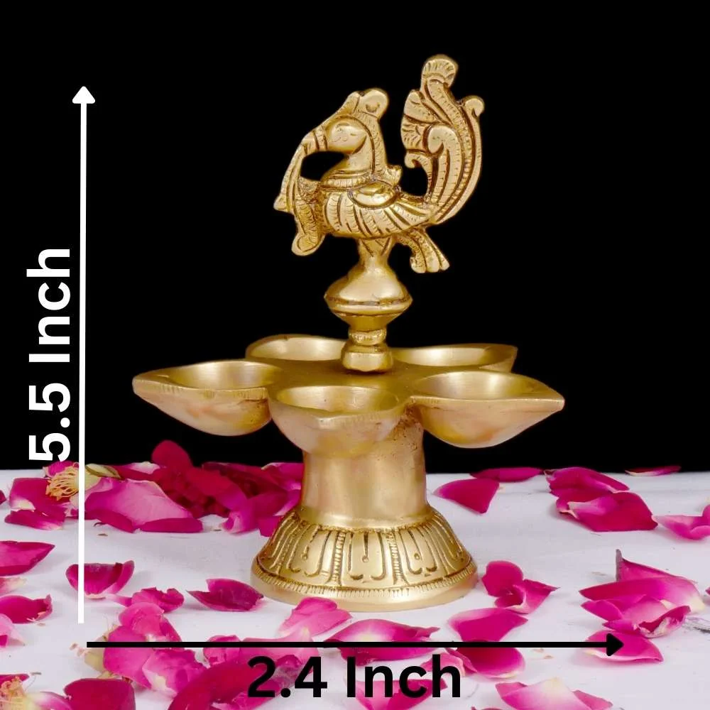 Shop Peacock Diya Stand