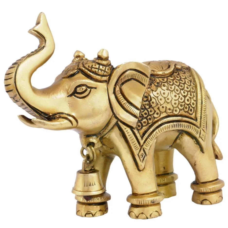 Elephant Figurines with Trunk Up