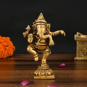 brass standing ganesha