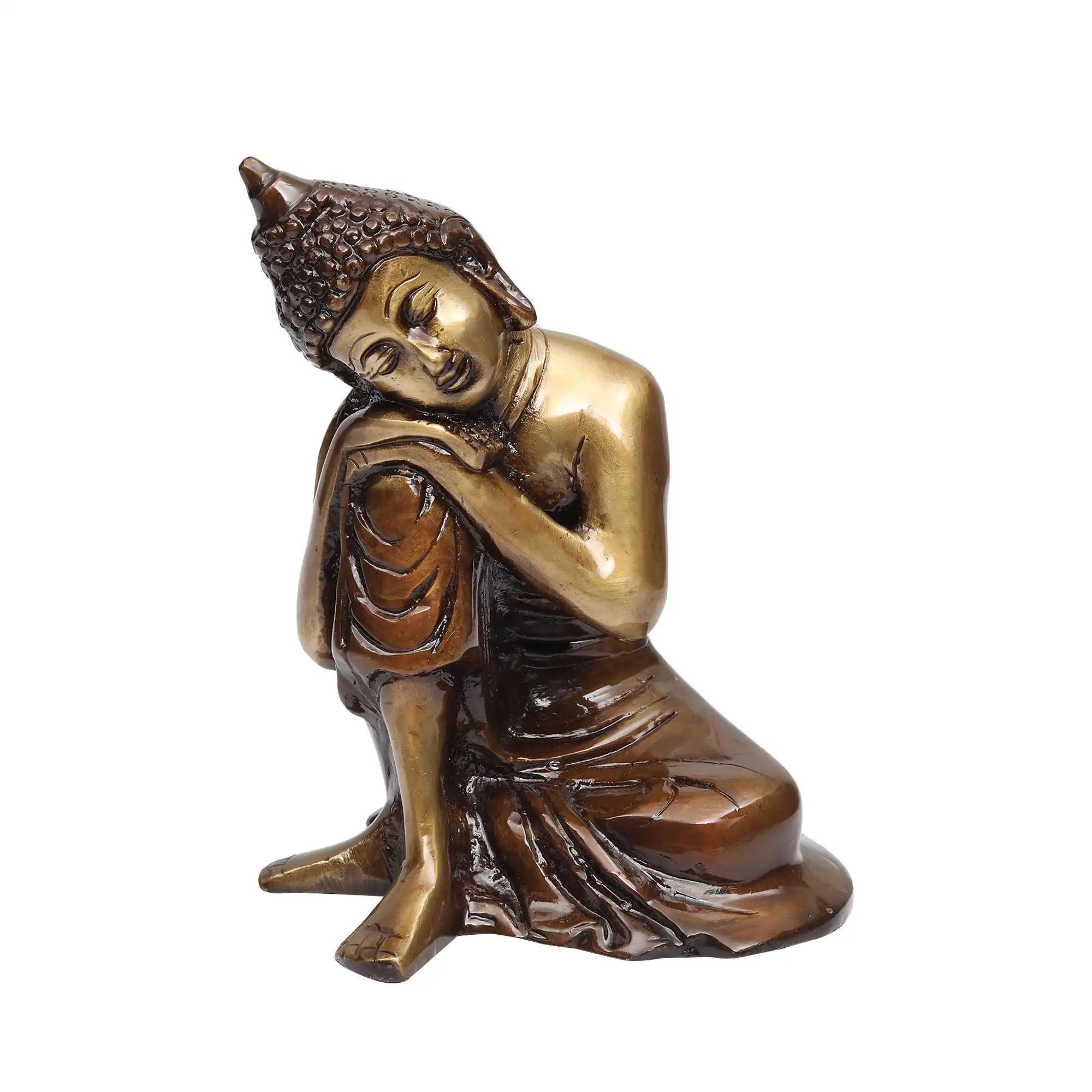 Elevate Your Space Premium Buddha Brass Idol at ShreeYaash