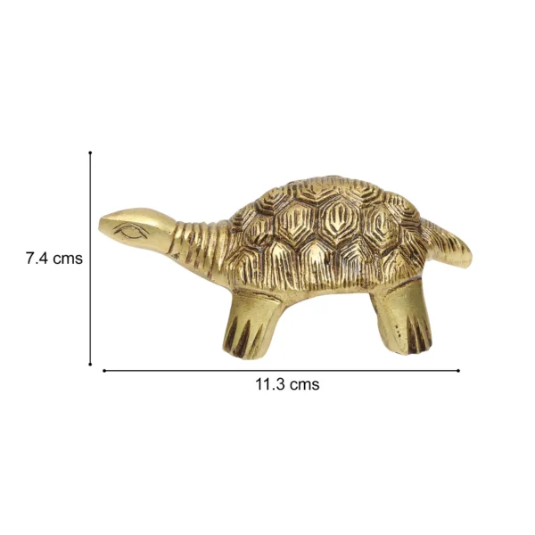 Brass Turtle Statue