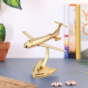 Brass Antique Jet Plane