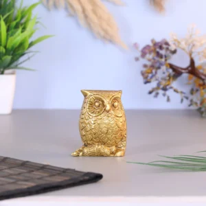 Brass Owl Showpiece