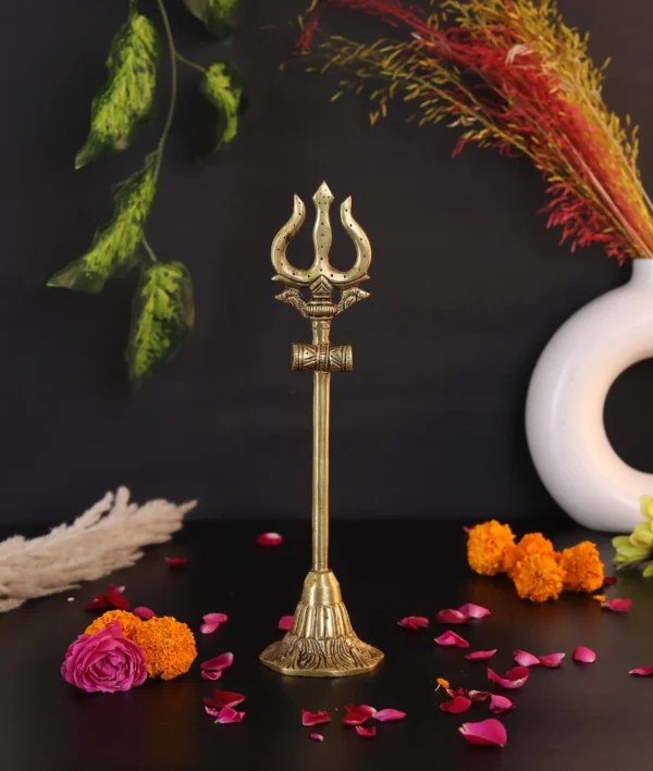 Brass Trishul