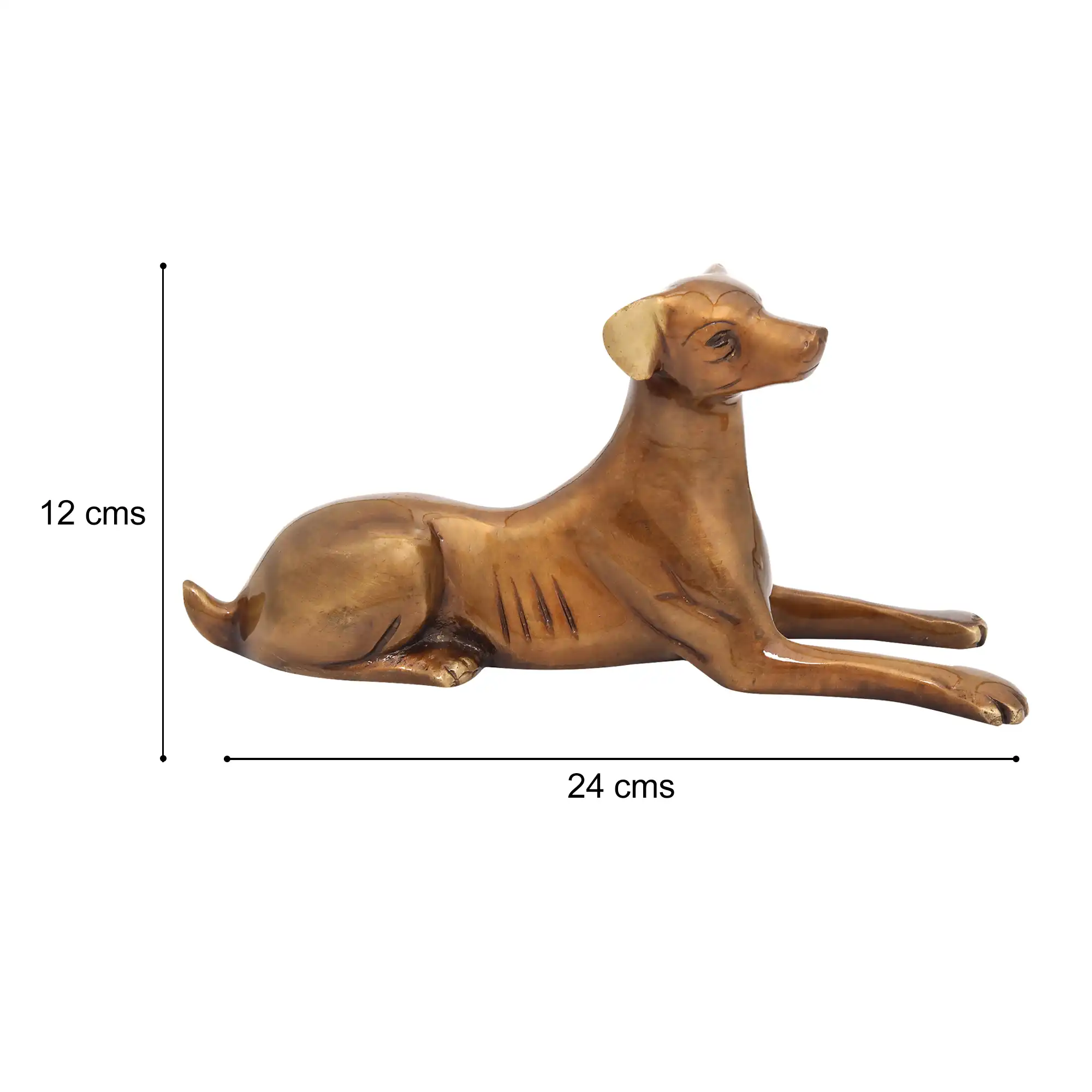 Brass Dog Statue Timeless Decor for Pet Lovers