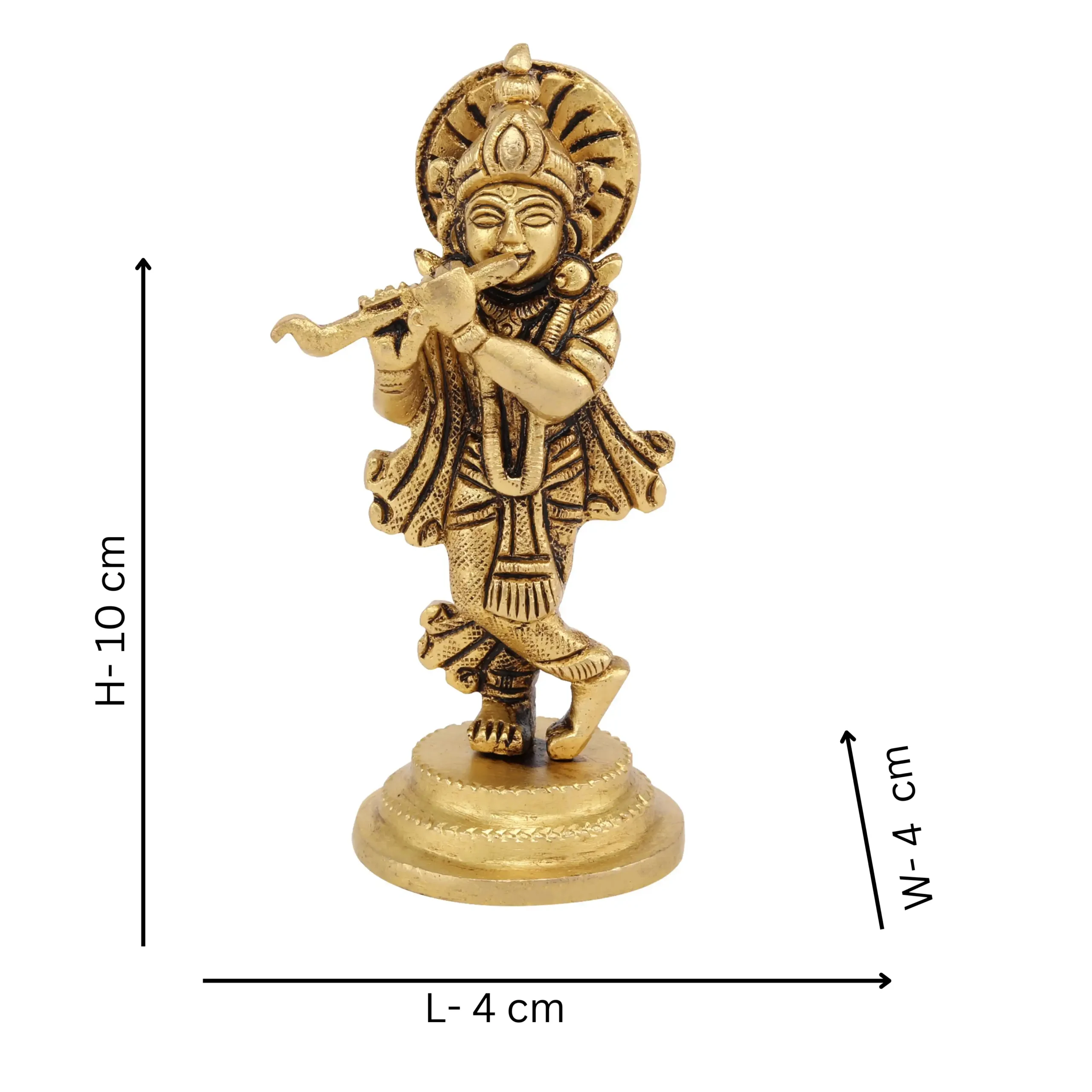 Pure Brass Lord krishna idol Unique Statue