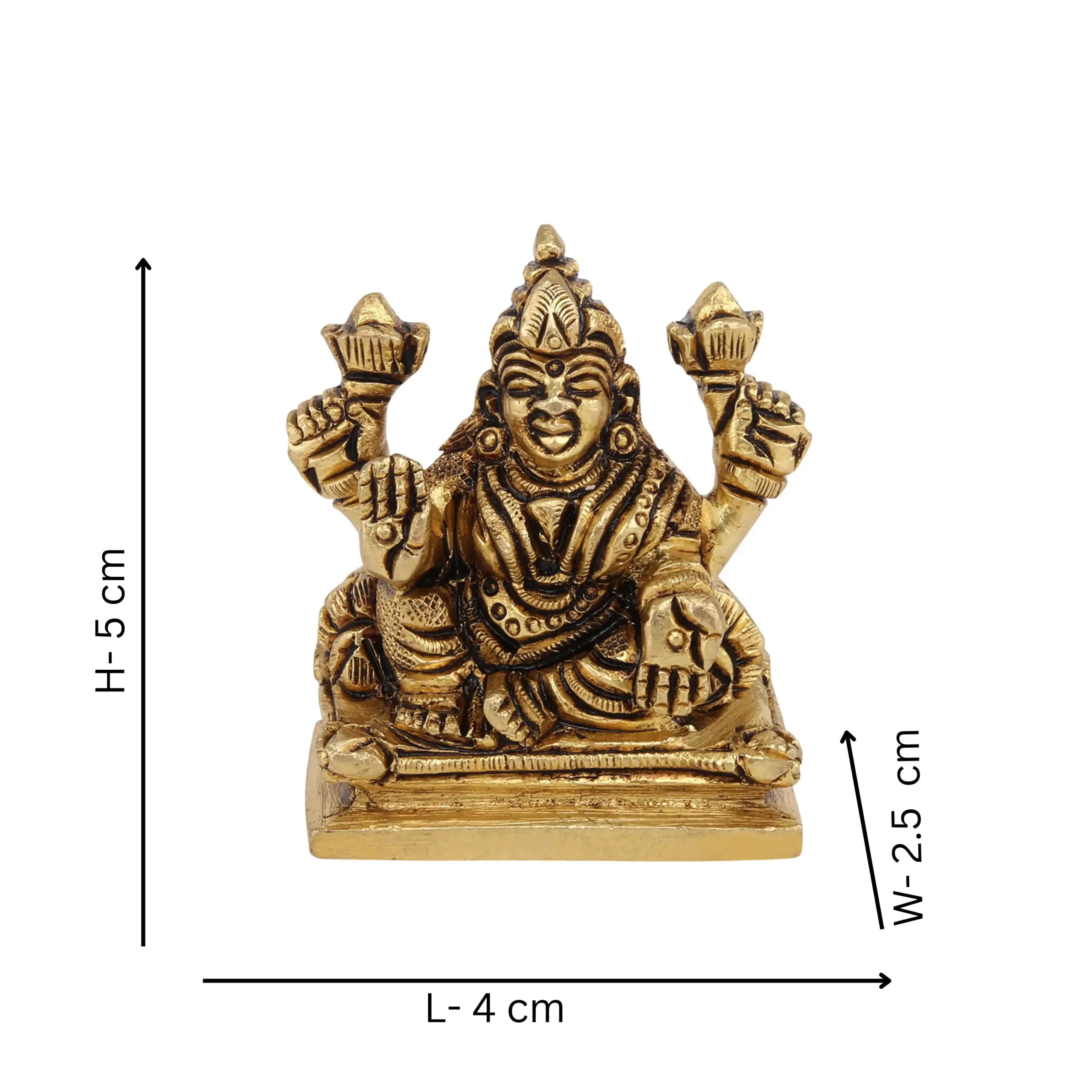 Pure Brass Handcrafted Goddess Lakshmi Statue