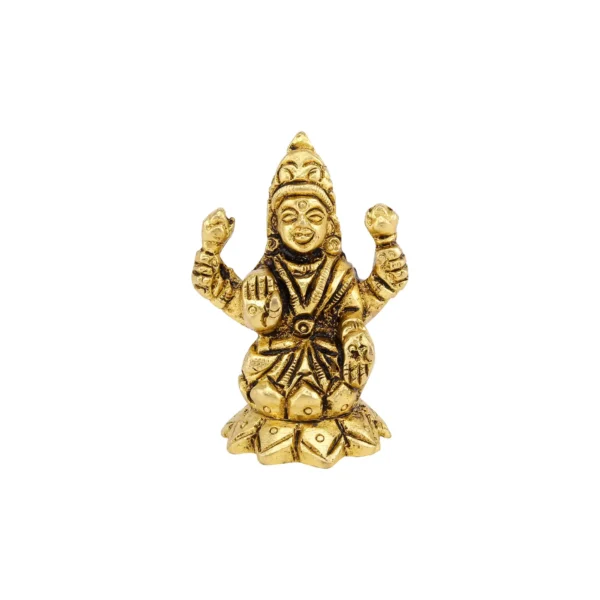 lakshmi idol brass