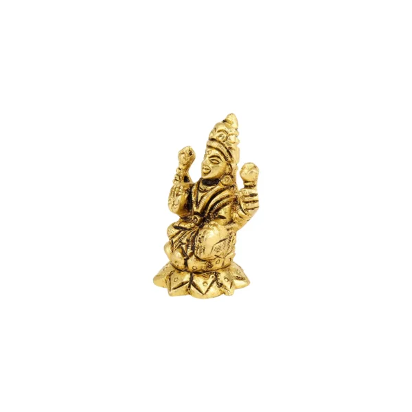 lakshmi idol brass