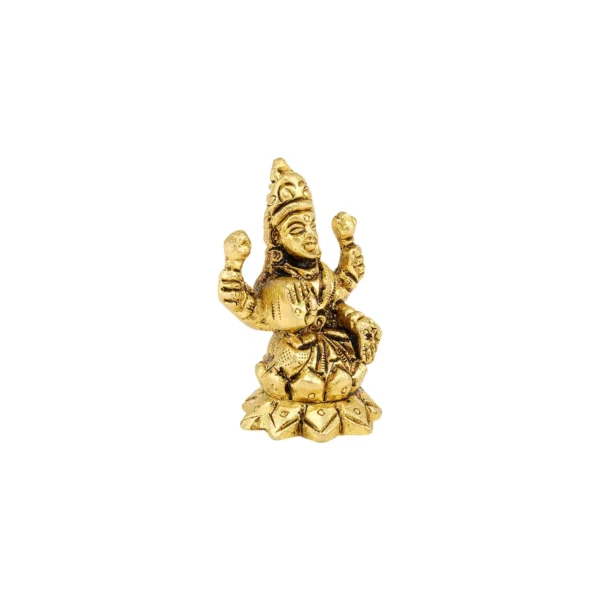 lakshmi idol brass