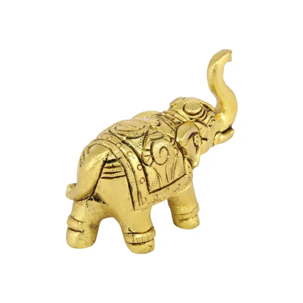 Brass elephant statue