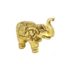 Brass elephant statue