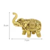 Brass elephant statue