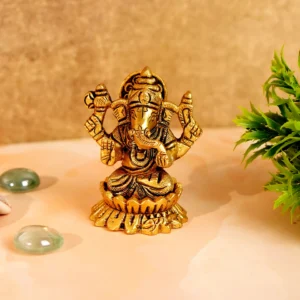 Brass ganesh ji statue