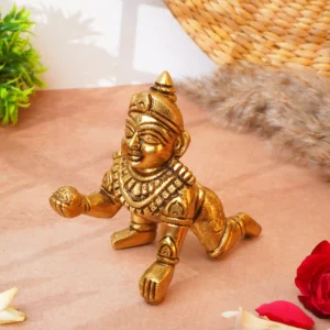 Brass laddu gopal murti