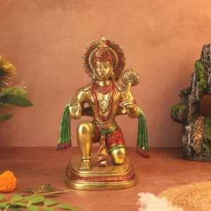 brass hanuman murti