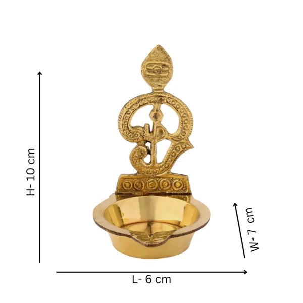 brass om diyas