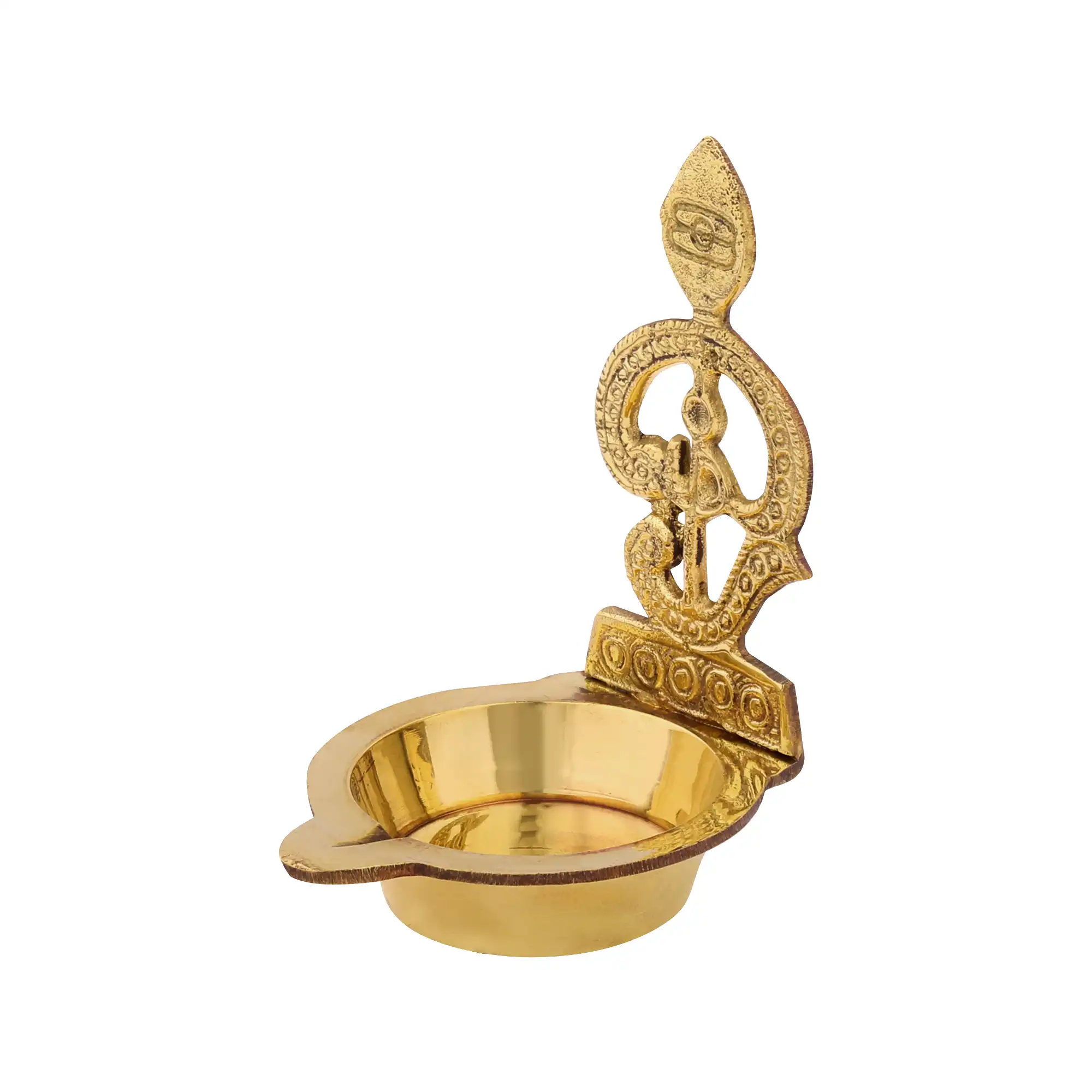 Brass Om Diyas by Shreeyaash for Festive Decor