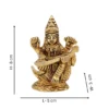 brass saraswati idol