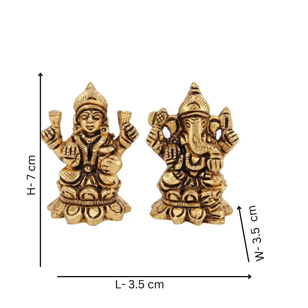 lakshmi ganesh Idols Brass laxmi ganesh Statue