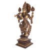 radha krishna brass idol