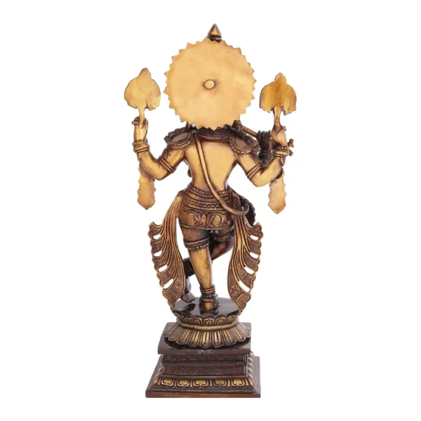 radha krishna brass idol