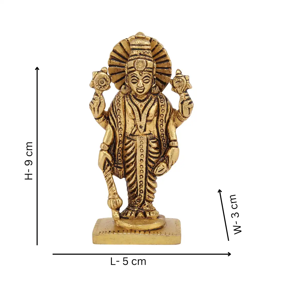 vishnu statue Brass Lord Vishnu Idol